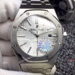 AAA Quality Audemars Piguet Royal Oak Stainless Steel Watches Silver Dial